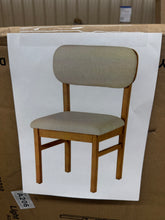 Better Homes & Gardens Juliet Dining Chairs 4 Pack, Light Honey Finish and Cream!! NEW IN BOX!!