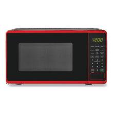 Mainstays 0.7 Cu ft Capacity Countertop Microwave Oven, Red! (NEW OUT OF BOX)