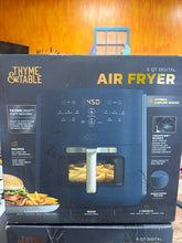 Thyme & Table 6QT Air Fryer, with ThymeCrisp™ and Ceramic-Coated Nonstick Basket, Atlantic Blue!! WE DO NOT SHIP!!