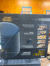 Thyme & Table 6QT Air Fryer, with ThymeCrisp™ and Ceramic-Coated Nonstick Basket, Atlantic Blue!! WE DO NOT SHIP!!
