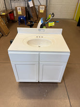 36” Bathroom Vanity With Too! (NEW - SCRATCHED FROM SHIPPING)
