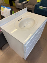 36” Bathroom Vanity With Too! (NEW - SCRATCHED FROM SHIPPING)