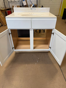 36” Bathroom Vanity With Too! (NEW - SCRATCHED FROM SHIPPING)