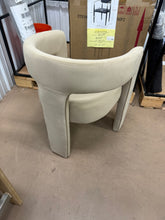 Dalpat Iron Arm Chair, Khaki Velvet!! WE DO NOT SHIP!!