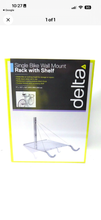 BRAND NEW Delta Single Bike Wall Mount Rack with Shelf.