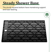 SUPERFLO 60” x 36” LOW-PROFILE SHOWER BASE / SHOWER PAN - MATTE BLACK!