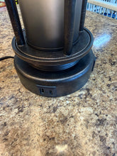 Two Belvoir Castle Table Lamps w. Night Light & USB- new !