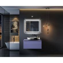 Wayfair Basics® UL Certified Front & Back LED Anti-Fog Tempered Glass Bathroom/Vanity Mirror, 36” x 30”! (NEW IN BOX)