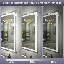 Wayfair Basics® UL Certified Front & Back LED Anti-Fog Tempered Glass Bathroom/Vanity Mirror, 36” x 30”! (NEW IN BOX)
