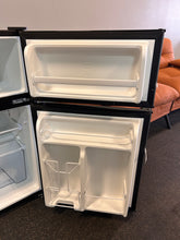 Galanz 3.1 Cu ft Two Door Mini Fridge with Freezer!! NEW OUT OF BOX(MINOR DENT FROM SHIPPING)!!