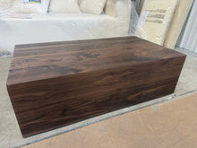 Modern Walnut Wood Grain Coffee Table! (BRAND NEW OUT OF BOX – MINOR BLEMISH SHOWN!)