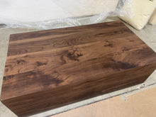 Modern Walnut Wood Grain Coffee Table! (BRAND NEW OUT OF BOX – MINOR BLEMISH SHOWN!)
