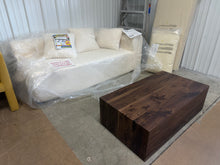 Modern Walnut Wood Grain Coffee Table! (BRAND NEW OUT OF BOX – MINOR BLEMISH SHOWN!)