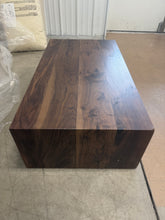Modern Walnut Wood Grain Coffee Table! (BRAND NEW OUT OF BOX – MINOR BLEMISH SHOWN!)
