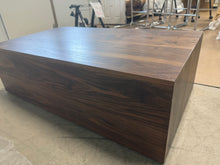 Modern Walnut Wood Grain Coffee Table! (BRAND NEW OUT OF BOX – MINOR BLEMISH SHOWN!)