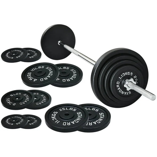 Athletic Works Cast Iron Standard Weights, 100-Pound Set! (BRAND NEW - WEIGHTS ONLY!)
