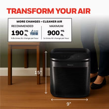 Honeywell Power Plus HEPA Air Purifier for Medium and Large Rooms Black: 4 Settings, 100-300 sq. ft., AHAM & Energy Star Certified- new