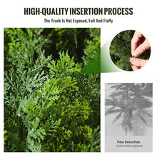 4.03 ft. Artificial Cedar Topiary Tree (2 Pieces) with Extra Leaves and Pot Faux Evergreen Fake Pine Cypress Trees- new in box