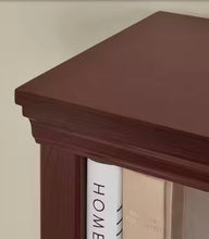 71 in. Dark Brown Wood 5-Shelf Classic Bookcase with Adjustable Shelves- new in box
