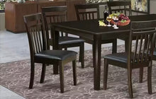Set of 2 Capri Wood seat chairs