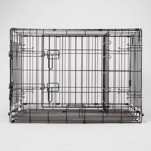 Wire Collapsible Dog Crate - M - Black - Boots & Barkley-new