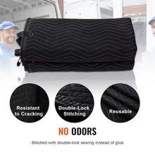 96 in. x 80 in. Sound Dampening Blanket, Extra-large, Grommeted Black Blocks Noise and Light for Doors 2025 Update- new in box