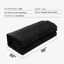 96 in. x 80 in. Sound Dampening Blanket, Extra-large, Grommeted Black Blocks Noise and Light for Doors 2025 Update- new in box