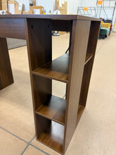 FARMHOUSE OFFICE DESK WITH 3 DRAWERS, STORAGE SHELVES & BUILT-IN CHARGING STATION!! 🔥 (NEW & ASSEMBLED!)