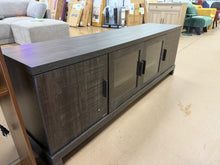 LARGE RUSTIC 4-DOOR TV STAND / ENTERTAINMENT CENTER!! 🔥 (ASSEMBLED!)