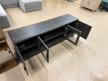 LARGE RUSTIC 4-DOOR TV STAND / ENTERTAINMENT CENTER!! 🔥 (ASSEMBLED!)