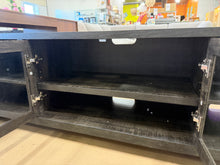 LARGE RUSTIC 4-DOOR TV STAND / ENTERTAINMENT CENTER!! 🔥 (ASSEMBLED!)