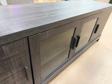 LARGE RUSTIC 4-DOOR TV STAND / ENTERTAINMENT CENTER!! 🔥 (ASSEMBLED!)