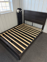 FARMHOUSE QUEEN SIZE PLATFORM BED FRAME WITH HEADBOARD & FOOTBOARD!! (NEW &amp; ASSEMBLED!)