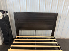 FARMHOUSE QUEEN SIZE PLATFORM BED FRAME WITH HEADBOARD & FOOTBOARD!! (NEW &amp; ASSEMBLED!)
