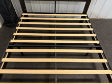 FARMHOUSE QUEEN SIZE PLATFORM BED FRAME WITH HEADBOARD & FOOTBOARD!! (NEW &amp; ASSEMBLED!)
