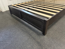 FARMHOUSE QUEEN SIZE PLATFORM BED FRAME WITH HEADBOARD & FOOTBOARD!! (NEW &amp; ASSEMBLED!)