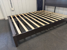 FARMHOUSE QUEEN SIZE PLATFORM BED FRAME WITH HEADBOARD & FOOTBOARD!! (NEW &amp; ASSEMBLED!)