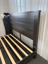 FARMHOUSE QUEEN SIZE PLATFORM BED FRAME WITH HEADBOARD & FOOTBOARD!! (NEW &amp; ASSEMBLED!)