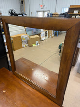 SALVAGE SPECIAL!! 6-DRAWER WOOD-FINISH DRESSER WITH LARGE MATCHING MIRROR!! 🔥