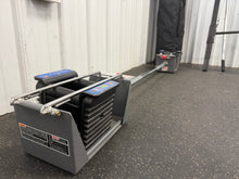 POWERBLOCK ADJUSTABLE DUMBBELL SET WITH STORAGE RACK!! (USED!) 💪