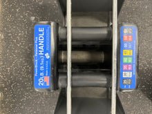 POWERBLOCK ADJUSTABLE DUMBBELL SET WITH STORAGE RACK!! (USED!) 💪