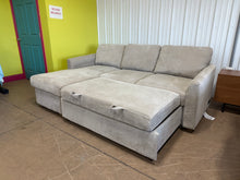 CODDLE ARIA FABRIC SLEEPER SECTIONAL WITH REVERSIBLE CHAISE & STORAGE!! (BRAND NEW!!)