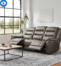 Mason Leather Power Reclining Sofa with Power Headrests- new