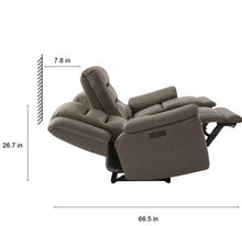 Mason Leather Power Reclining Sofa with Power Headrests- new