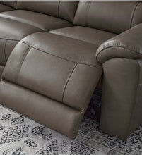 Mason Leather Power Reclining Sofa with Power Headrests- new