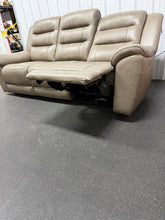 Mason Leather Power Reclining Sofa with Power Headrests- new