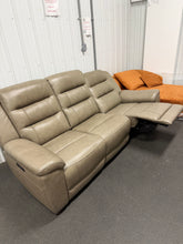 Mason Leather Power Reclining Sofa with Power Headrests- new
