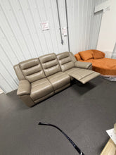 Mason Leather Power Reclining Sofa with Power Headrests- new