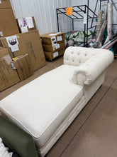 The Elements Fine Home Furnishings Estate Fabric Right Arm Facing Chaise in Seashell fabric- new