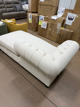 The Elements Fine Home Furnishings Estate Fabric Right Arm Facing Chaise in Seashell fabric- new